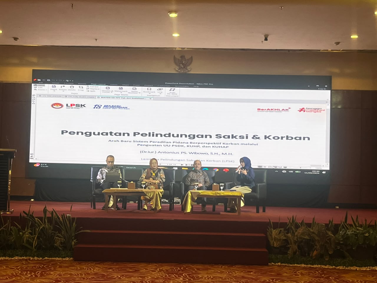 Pengadilan Tinggi Pontianak Berperan Serta dalam Sosialisasi UU Pelindungan Saksi dan Korban oleh LPSK di Kalimantan Barat